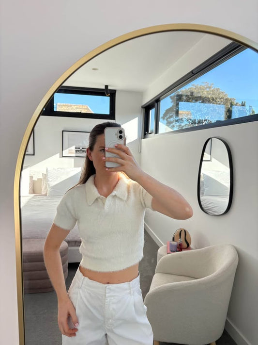 Elka Collective Polo Top - Size 8