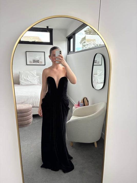 Meshki Velvet Maxi Dress - Size Small