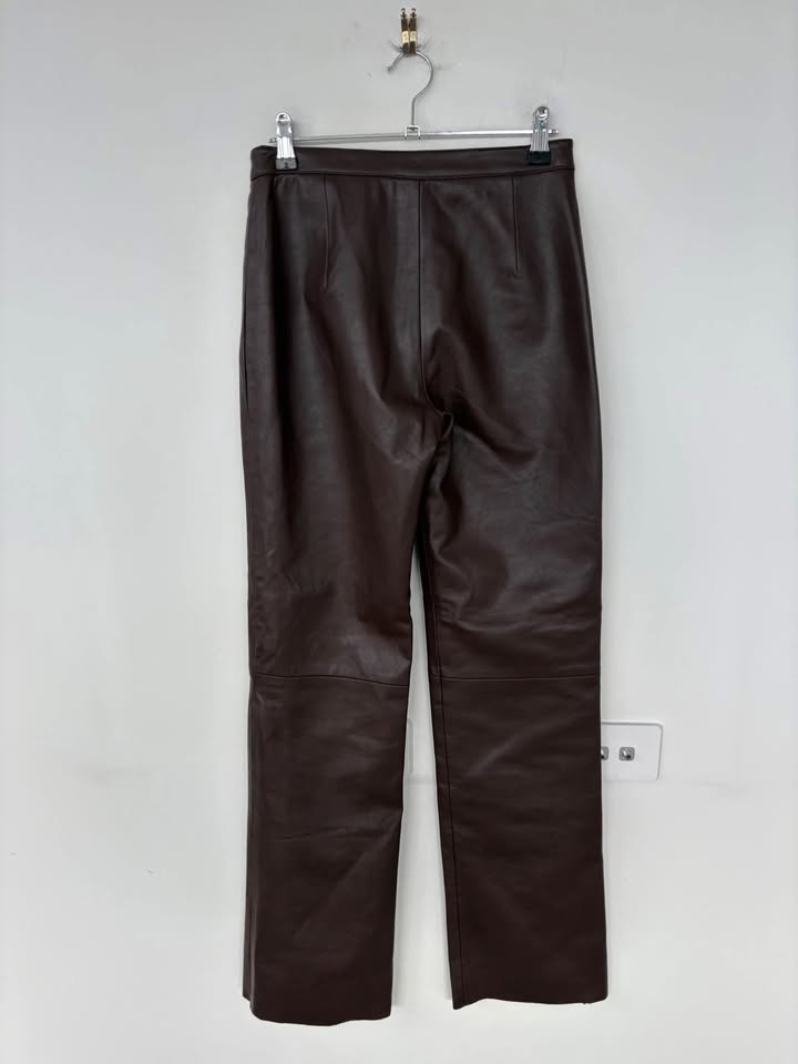 Henne Faux Leather Pants - Size 4