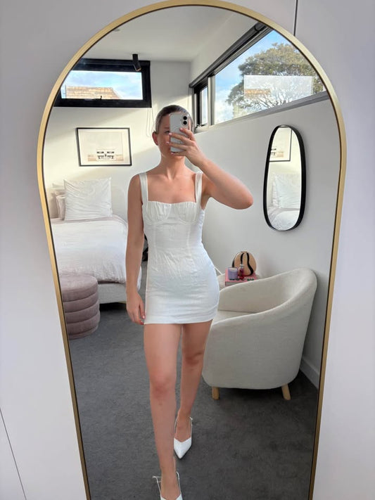 Sir Cream Mini Dress - Size 0