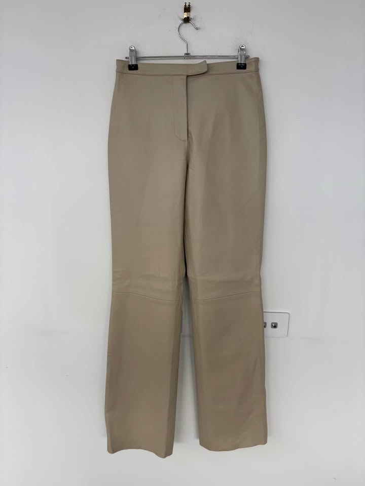 Henne Faux Leather Pants - Size 6
