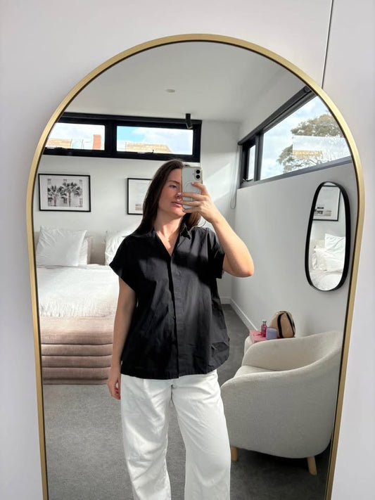 Matteau Black Shirt - Size 3