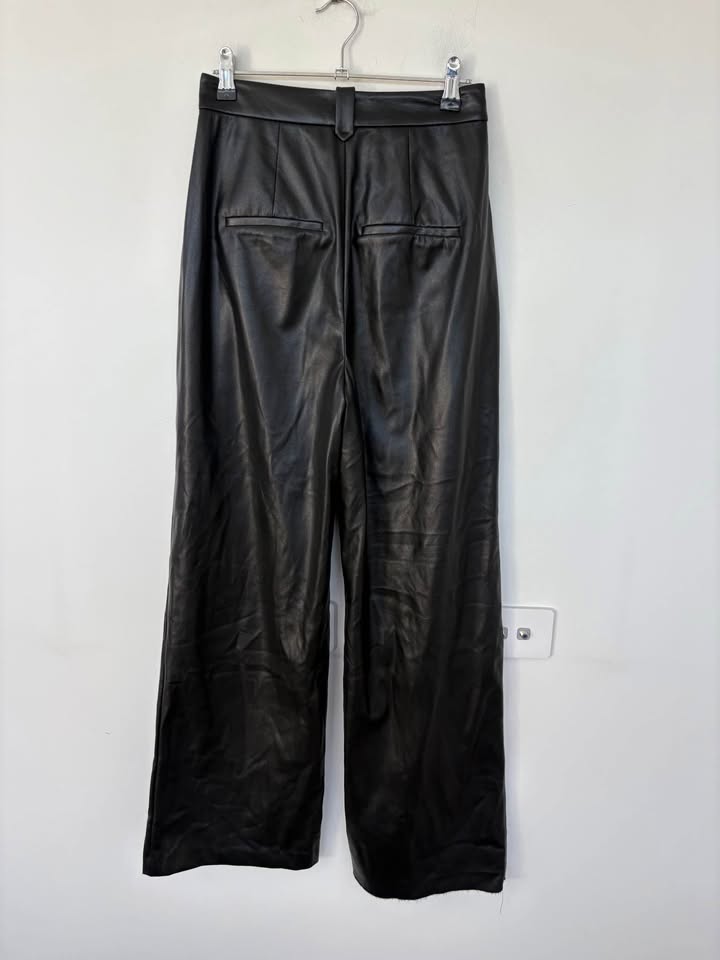 Country Road Faux Leather Pants- Size 6