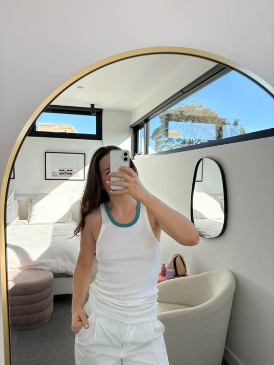 Bassike Tank - Size Medium