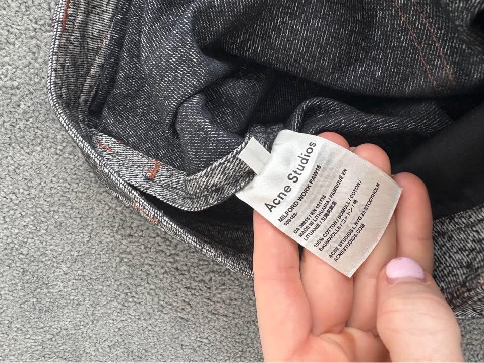 Acne Studios Denim Pants - Size 34