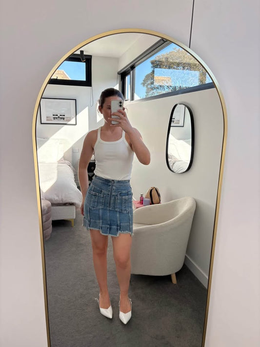 Aje Denim Skirt - size 8