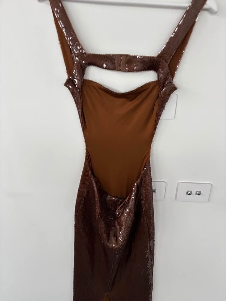 MESHKI Sequin Maxi Dress - size small