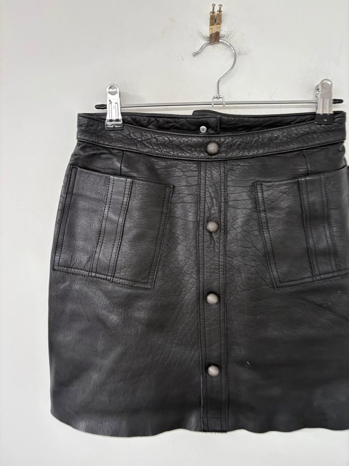 Aje Leather Skirt - size 8