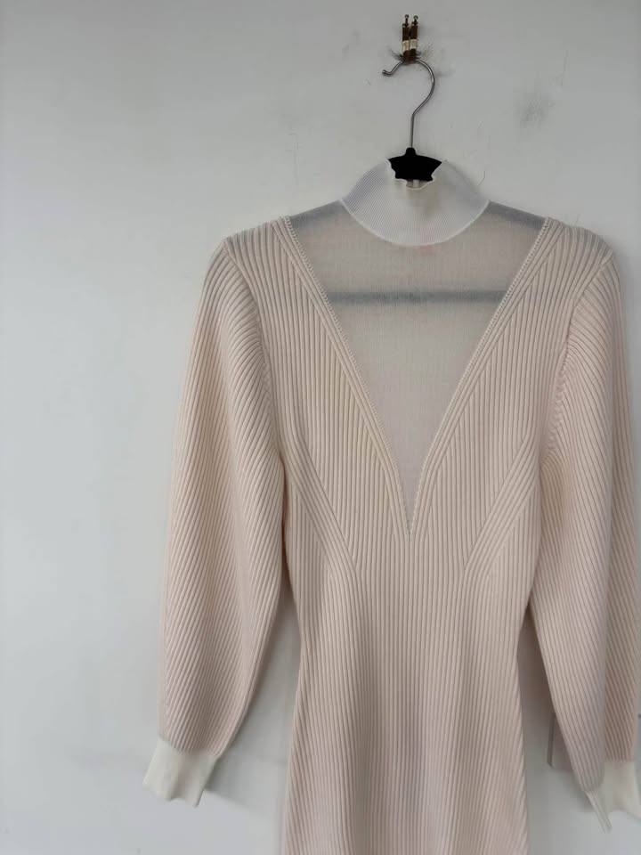 Dion Lee Merino Wool Mini Dress - size small