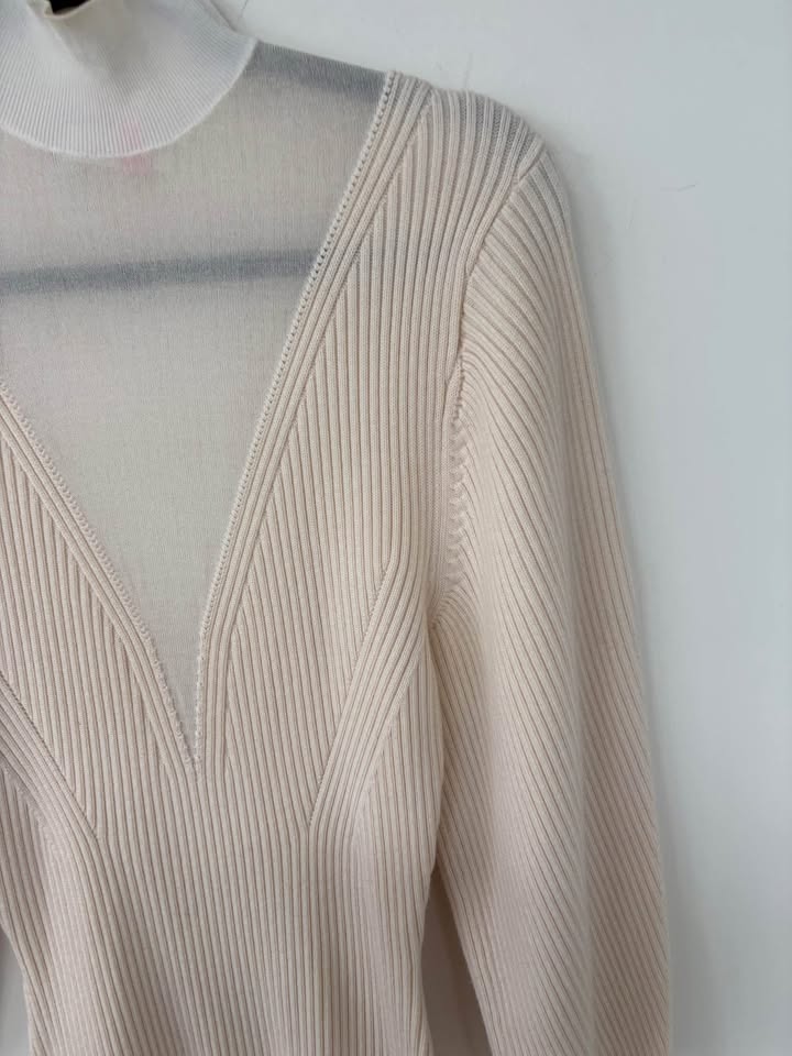 Dion Lee Merino Wool Mini Dress - size small