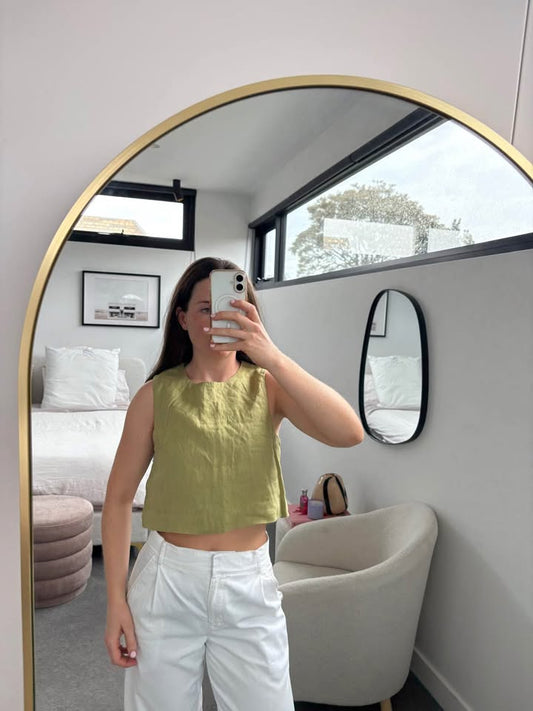 Assembly Linen Crop - size 10
