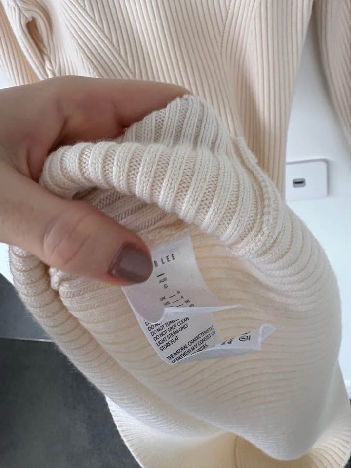 Dion Lee Merino Wool Mini Dress - size small