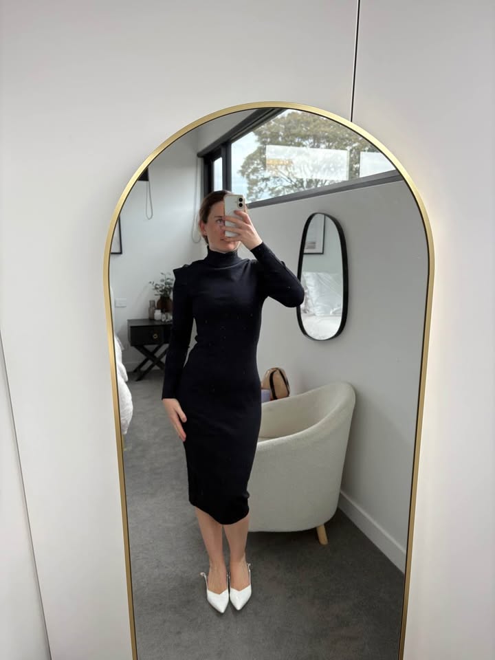 Scanlan Theodore Navy Dress - size 8