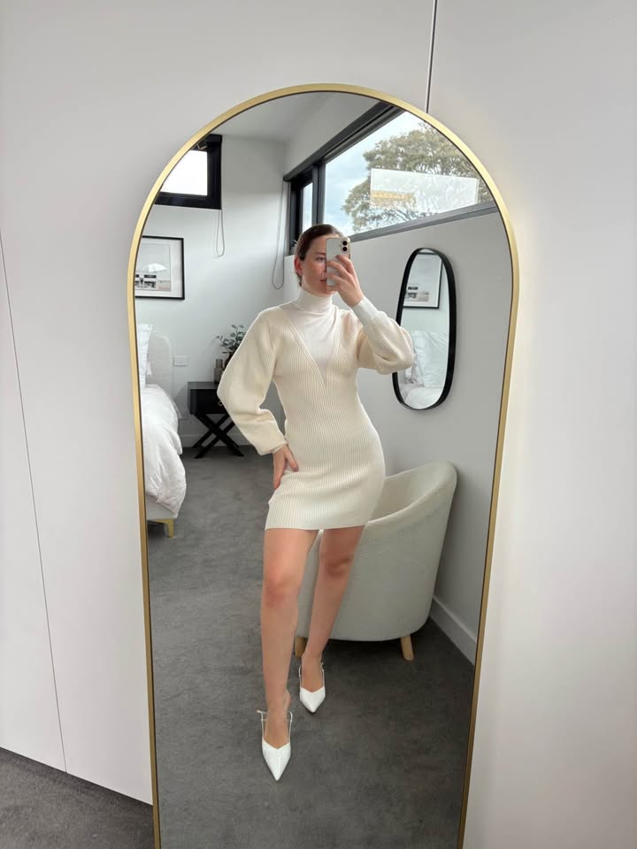 Dion Lee Merino Wool Mini Dress - size small