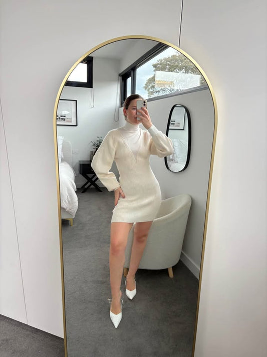 Dion Lee Merino Wool Mini Dress - size small