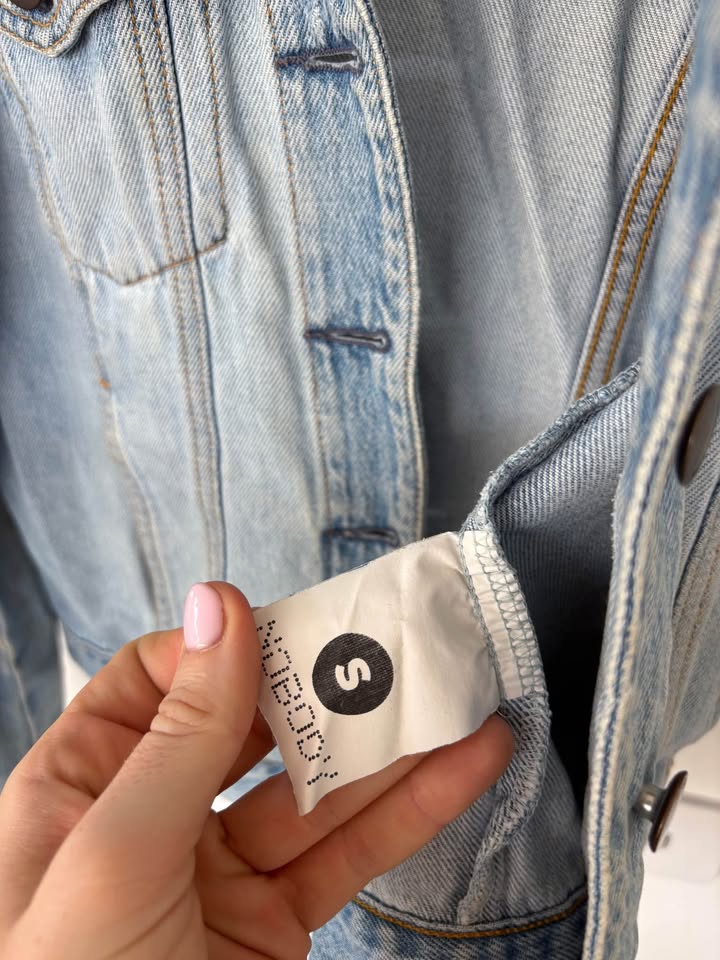 Nobody Denim Jacket with detachable collar - Size Small