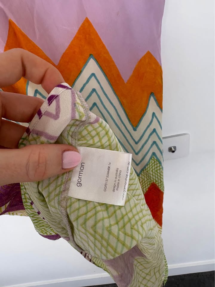 Gorman Silk Mini Dress - Size 10