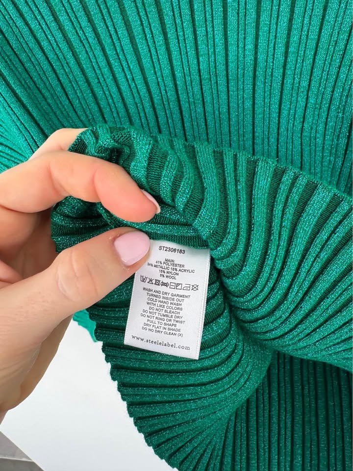 Steele Pleated Blouse - Size XS