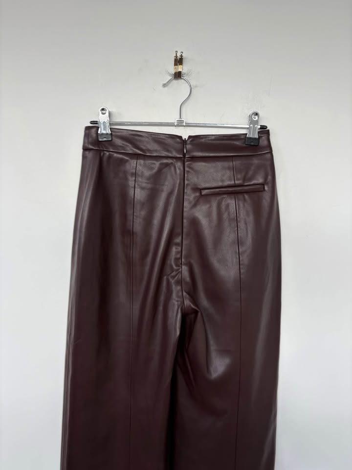 Kookai Faux Leather Pants - Size 6