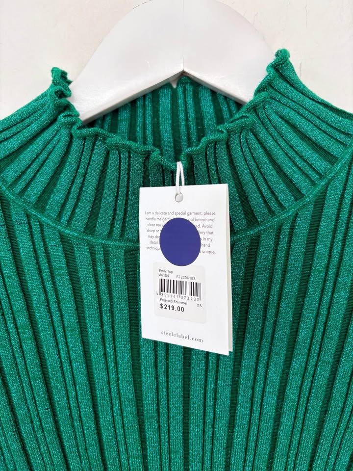 Steele Pleated Blouse - Size XS
