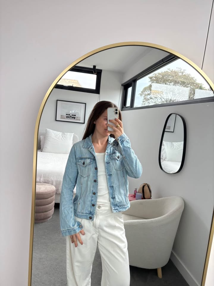 Nobody Denim Jacket with detachable collar - Size Small