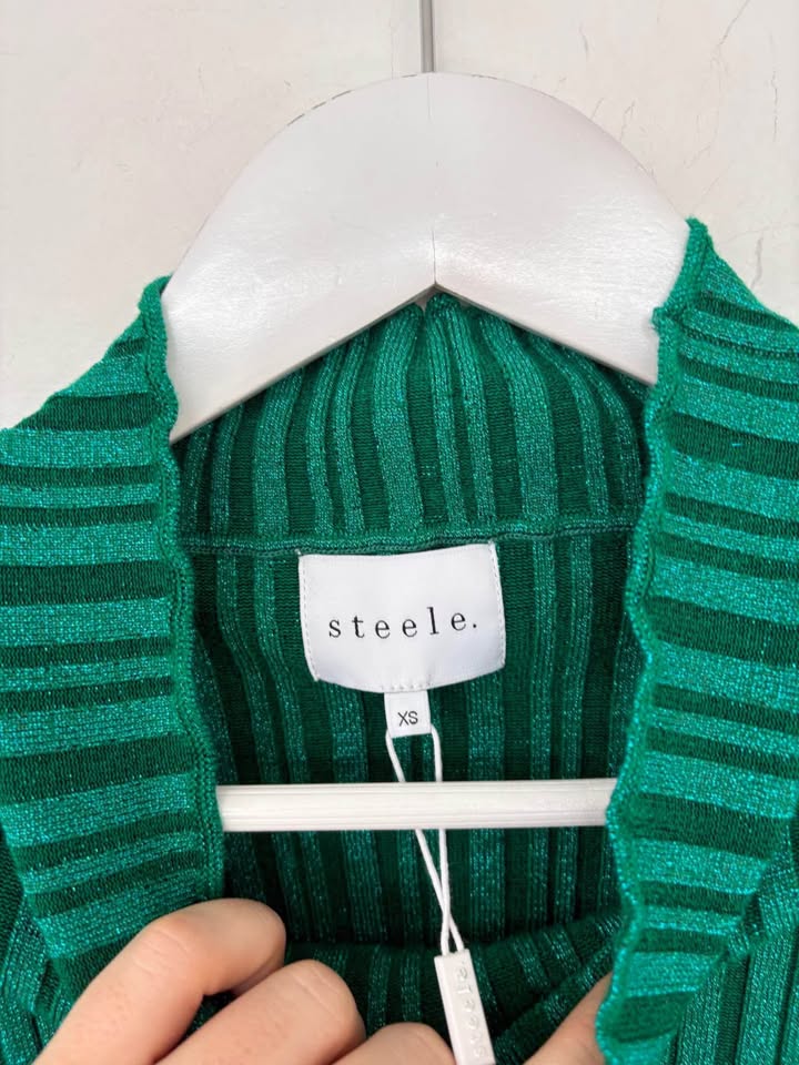 Steele Pleated Blouse - Size XS