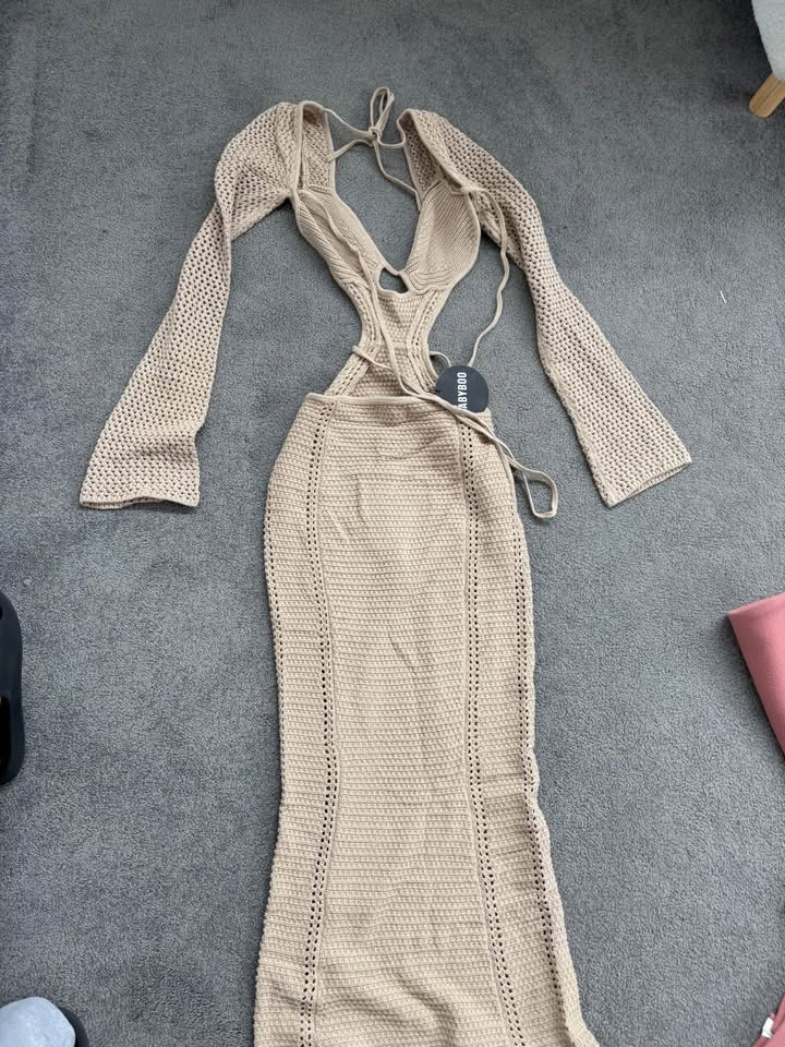 Baby Boo Knit Maxi Dress - size small BNWT