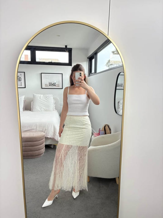 Witchery Lace Skirt - size 6