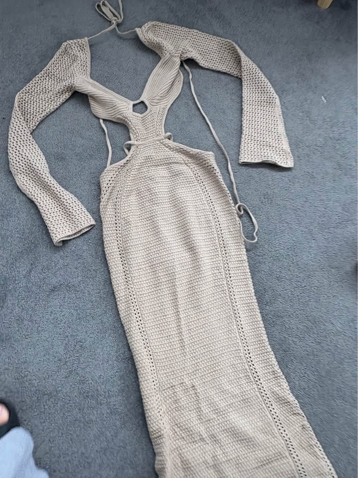 Baby Boo Knit Maxi Dress - size small BNWT