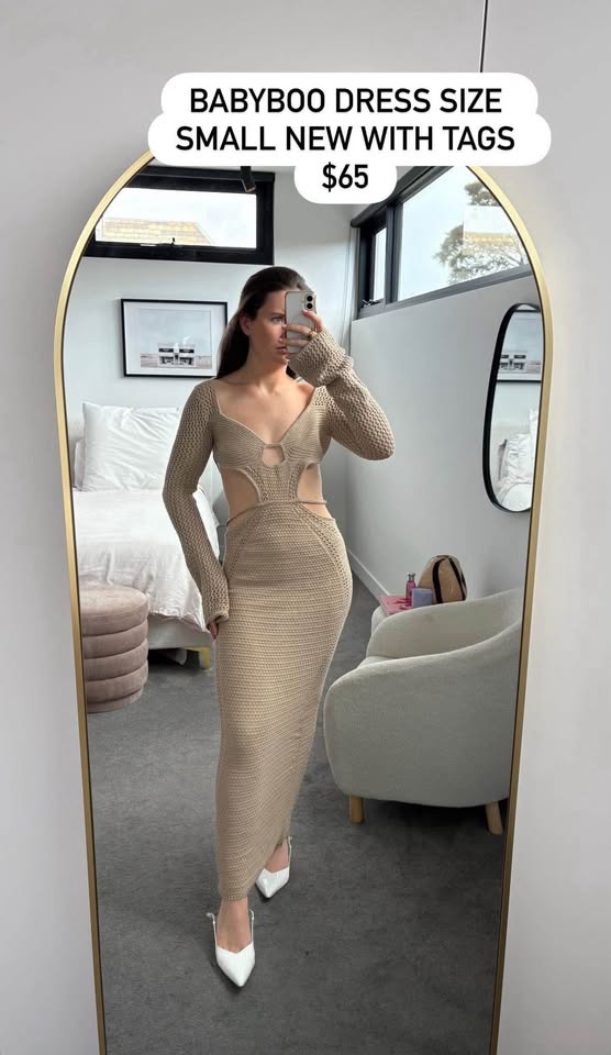 Baby Boo Knit Maxi Dress - size small BNWT