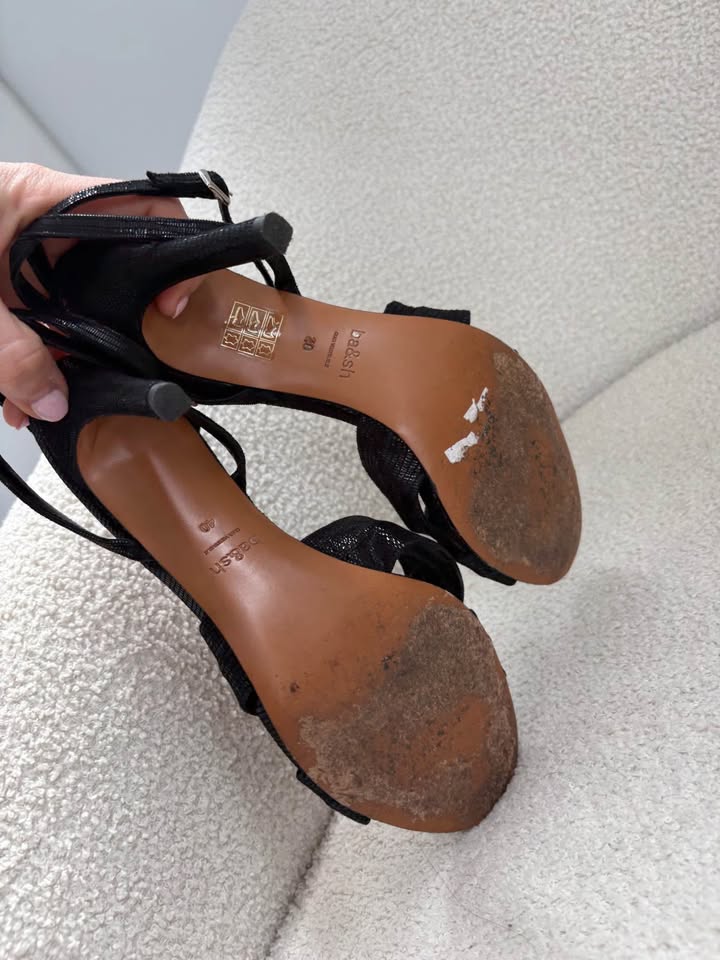 BA&SH Black Heels - size 40