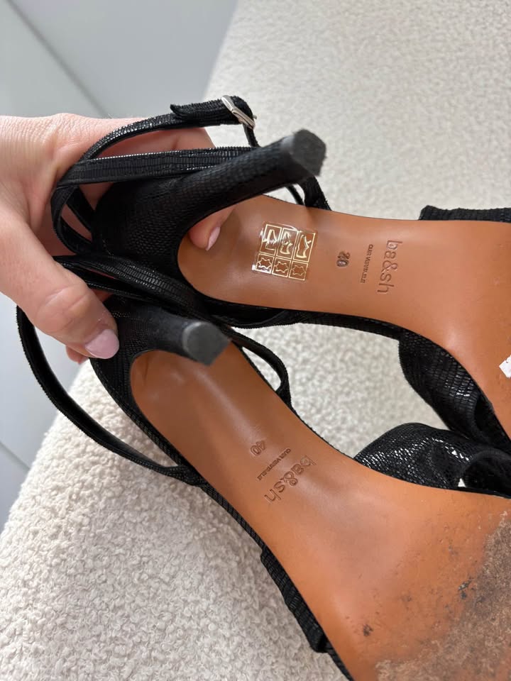 BA&SH Black Heels - size 40