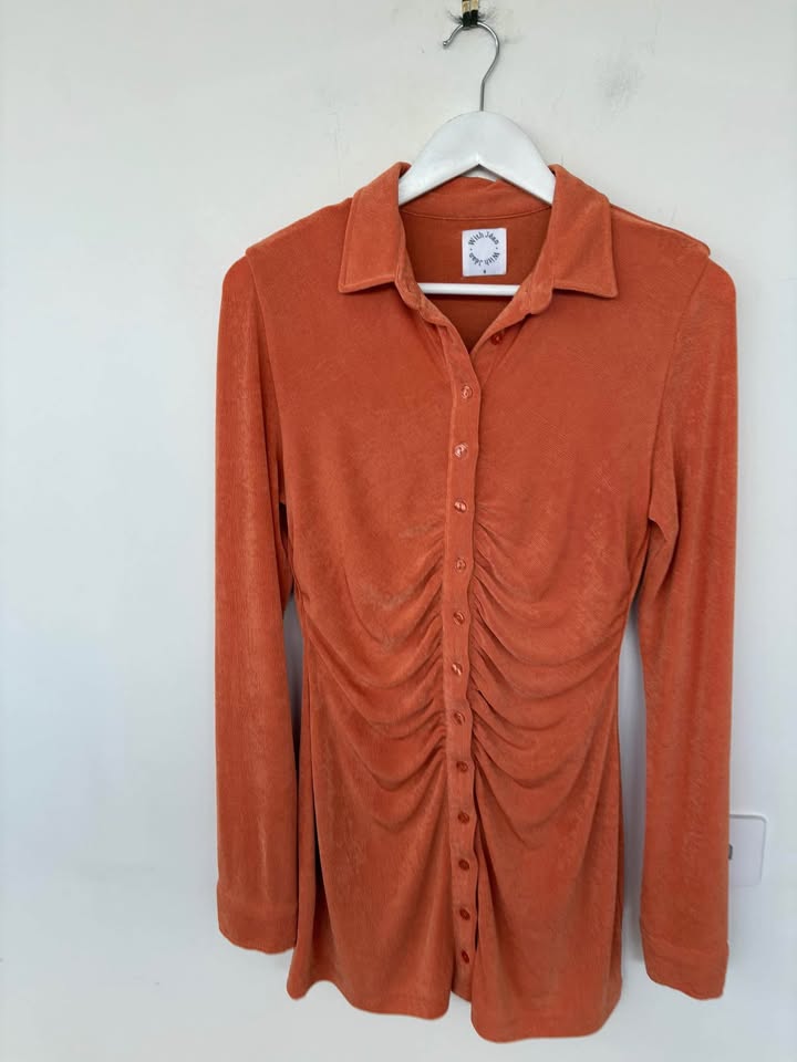 With Jean Mini Dress - size small