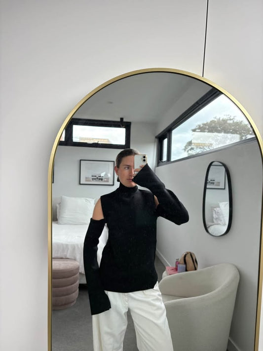 Scanlan Theodore Crepe Knit Top - size medium BNWT