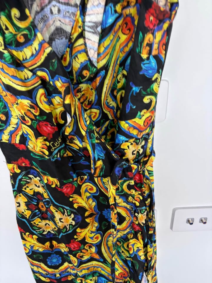 Luisa Wrap Dress - size small