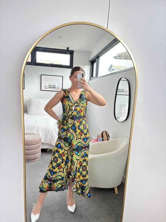 Luisa Wrap Dress - size small