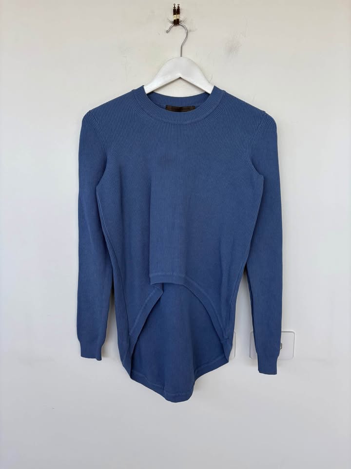 Scanlan Theodore Crepe Knit Jumper - size SM