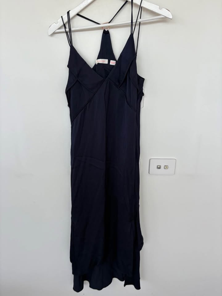 Sass and Bide Navy Dress - size 8 BNWT