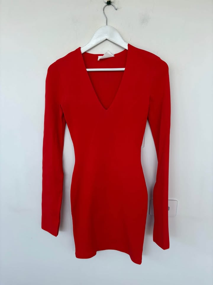 Solace London Knit Mini Dress - size 8 BNWT