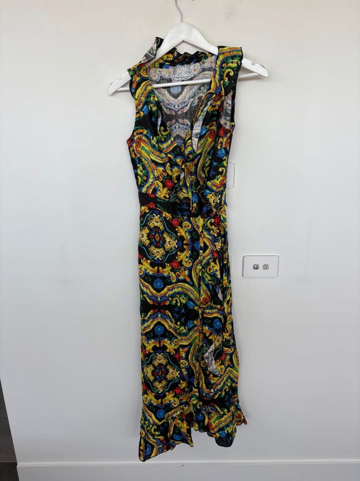 Luisa Wrap Dress - size small