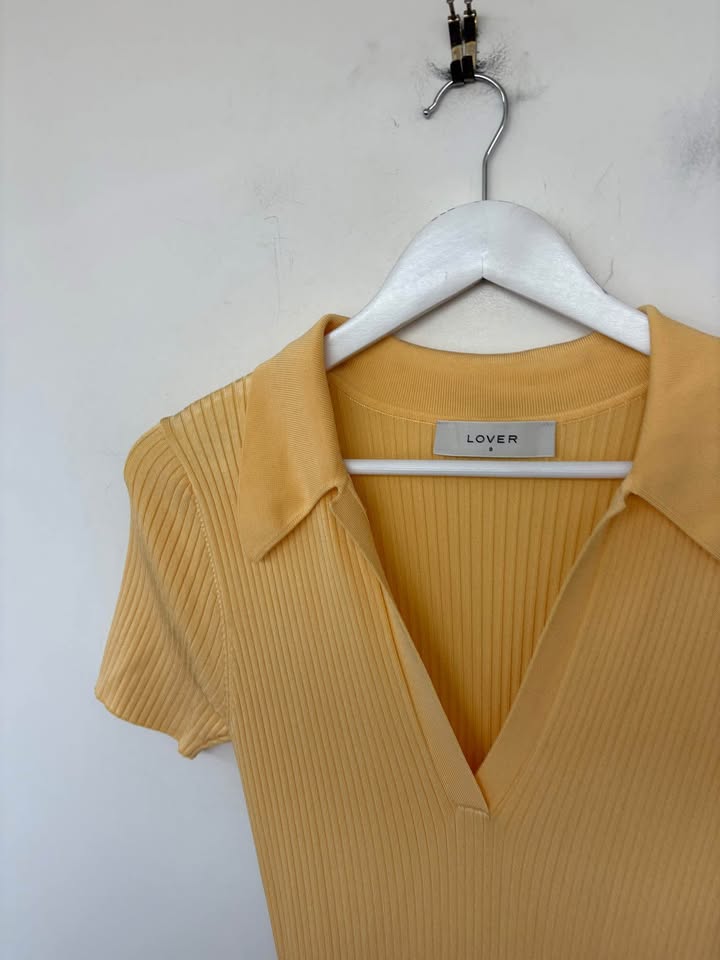 Lover Knit Polo Dress - size 8