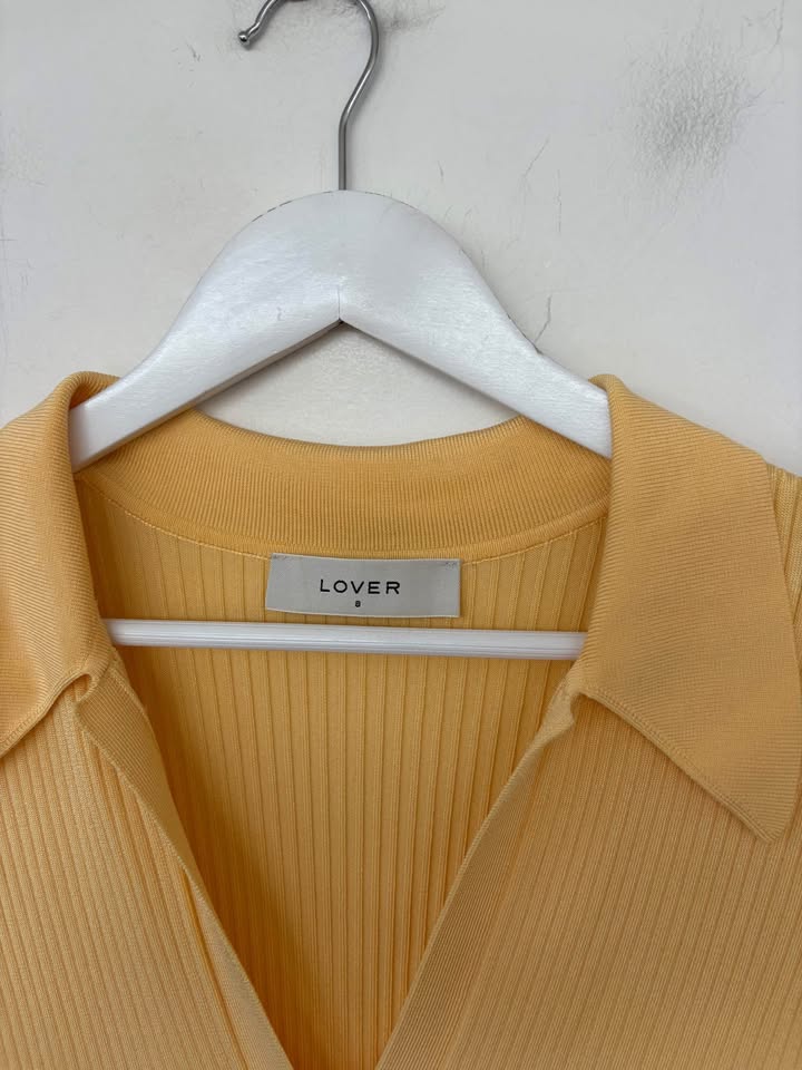 Lover Knit Polo Dress - size 8