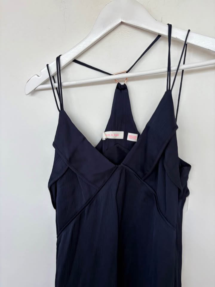 Sass and Bide Navy Dress - size 8 BNWT