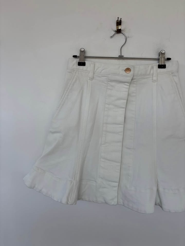 Scanlan Theodore Denim Mini Skirt - size 8