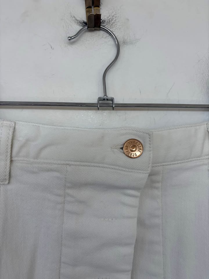 Scanlan Theodore Denim Mini Skirt - size 8