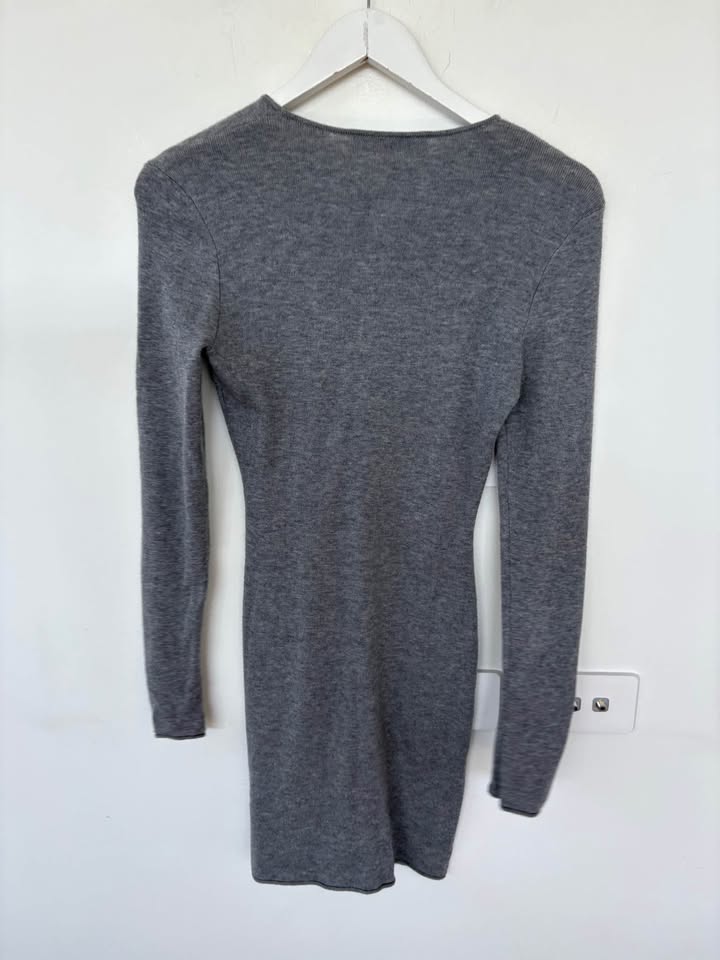 Venroy Cashmere Wool Mini Dress - size small
