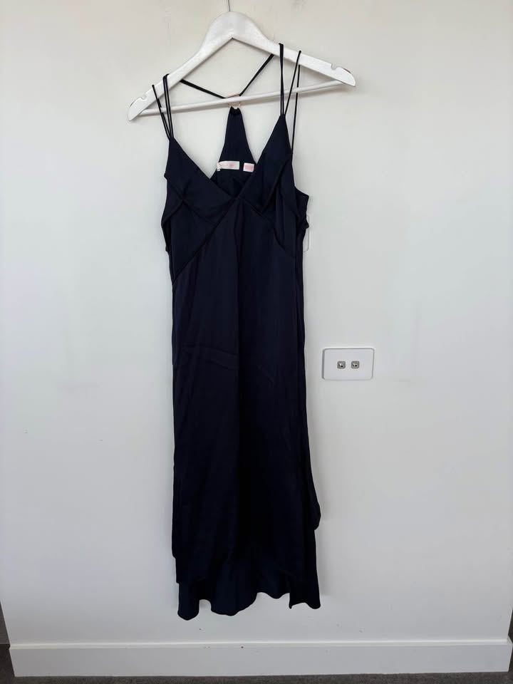 Sass and Bide Navy Dress - size 8 BNWT