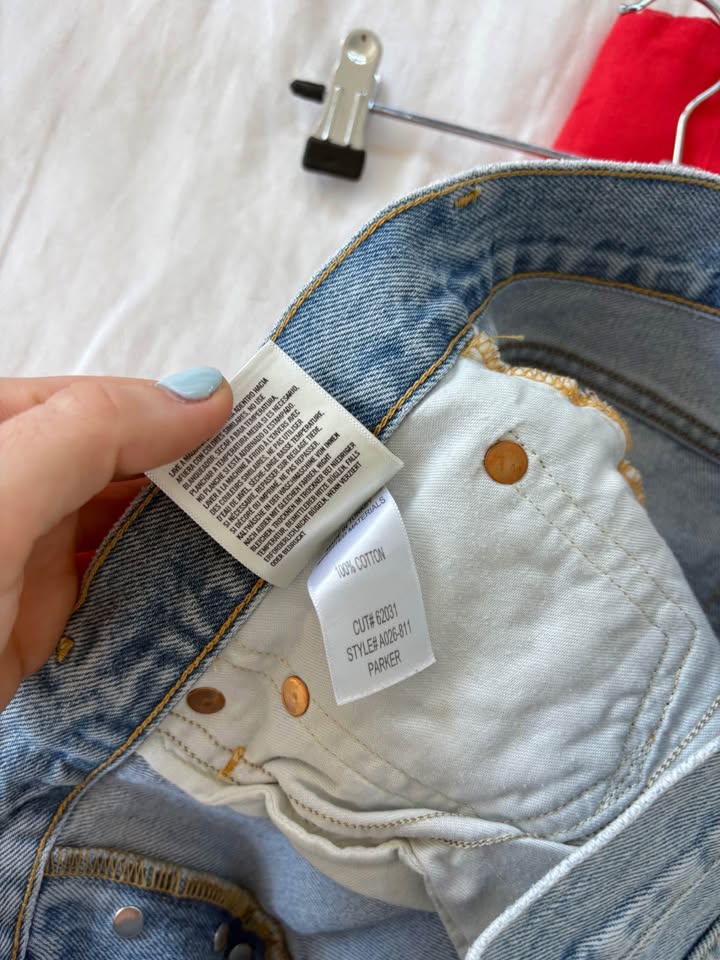 Agolde Denim Shorts - size 27