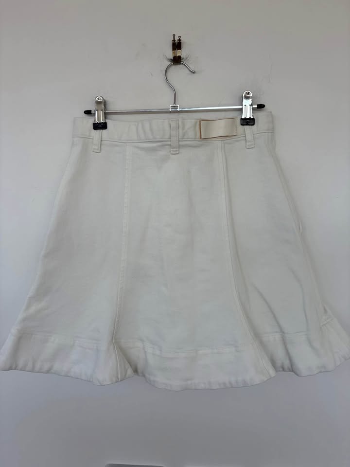 Scanlan Theodore Denim Mini Skirt - size 8