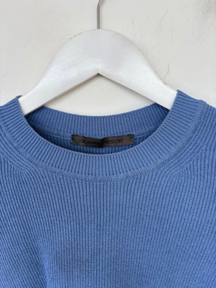 Scanlan Theodore Crepe Knit Jumper - size SM